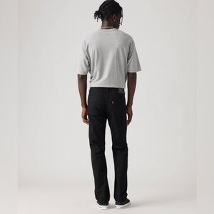 Levi's Men's 513 Straight Black Jeans, 38 waist, 32 length
